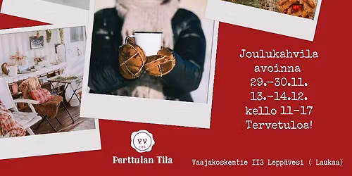 Perttulan tilan joulukahvila