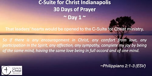 C-Suite for Christ Indianapolis July Gathering
