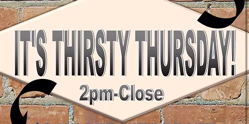 \ud83c\udf7bTHIRSTY THURSDAY\u2019S at HIGHDIVE!\ud83c\udf7b