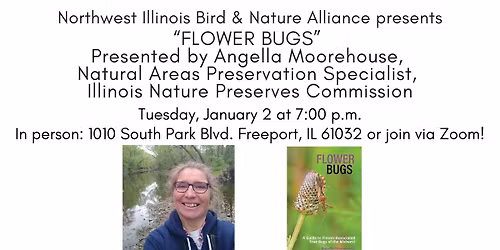 January Program: Flower Bugs - Presented by Angella Moorehouse