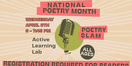 National Poetry Month Poetry Slam