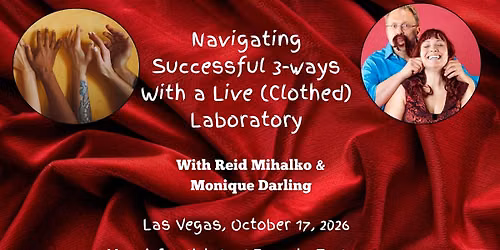 Vegas Navigating Successful 3ways w\/a (clothed) Laboratory w\/Reid & Monique