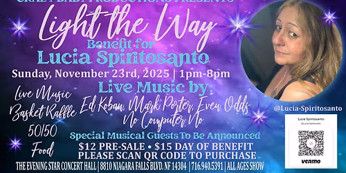 Light the Way - Benefit for Lucia Spiritosanto