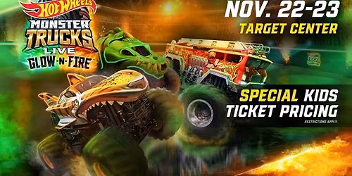 Hot Wheels Monster Trucks Live! Glow N Fire