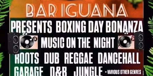 BOXING DAY BONANZA AT BAR IGUANA