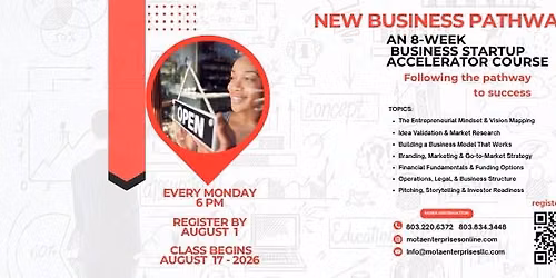 New Business Pathway \u2013 Startup Accelerator Course