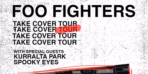 FOO FIGHTERS \u2022 ADELAIDE \u2022 COOPERS STADIUM \u2022 NOV 17 2026