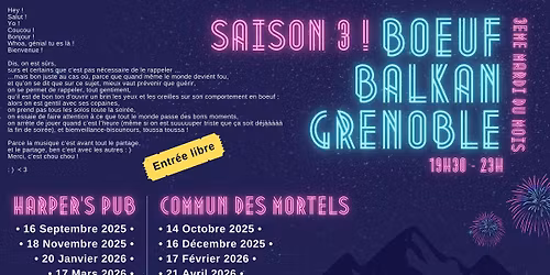 \ud83c\udfb7BOEUF BALKAN SAISON 3\ud83c\udfba