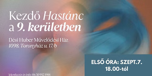 KEZD\u0150 HAST\u00c1NC a 9. ker\u00fcletben