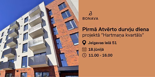 Pirm\u0101 Atv\u0113rto durvju diena | Hartma\u0146a kvart\u0101ls | Jelgavas iela 51