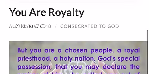 "The Royal Priesthood"