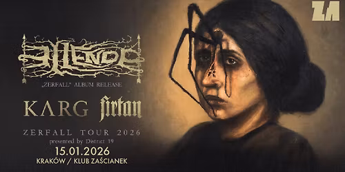Ellende \/ Karg \/ Firtan \u201cZerfall Tour 2026" | 15\/01\/2026 | Krak\u00f3w, Klub Za\u015bcianek
