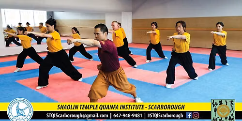 Try Shaolin Kung Fu Free - Scarborough Open House