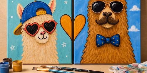Llama Love Fathers' Day Paint and Brunch