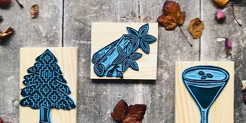 Linocut Christmas Card Printing Workshop