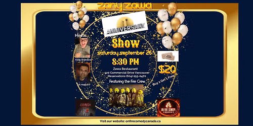 Zany Zawa 1 Year Anniversary Show