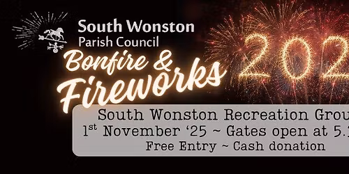 South Wonston Parish Council Bonfire & Fireworks 2025
