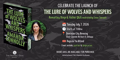 Book Launch - The Lure of Wolves and Whispers