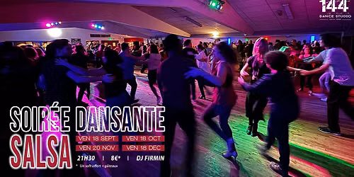SOIR\u00c9E DANSANTE SALSA au 144 Dance Studio