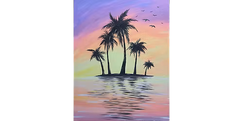 Fluorescent Palms - Paint and Sip in Sacramento | Classpop!\u2122