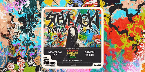 Steve Aoki | Parc Jean-Drapeau