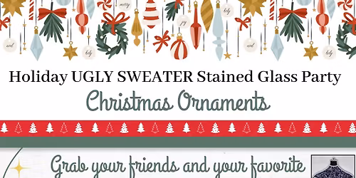 TIN SHED Ornament Party! Mosaic Filled Life Customer Appreciation!