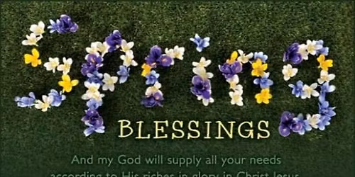 1st day of Spring- Blessings