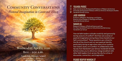 Community Conversations: Pastoral Imagination in Contested Times