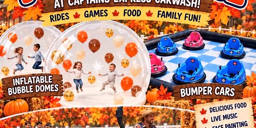 Fall festival at Captains Express Carwash