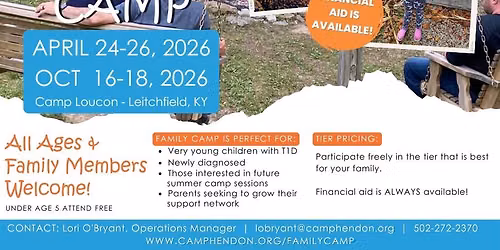Camp Hendon FALL Family Weekend 2026