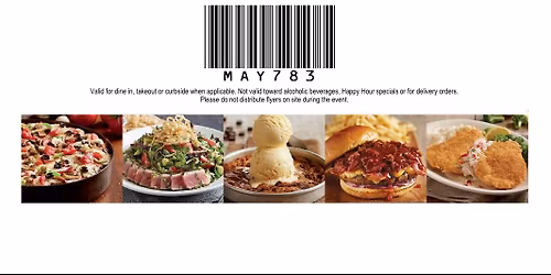 Join us for a delicious way to Raise Money!