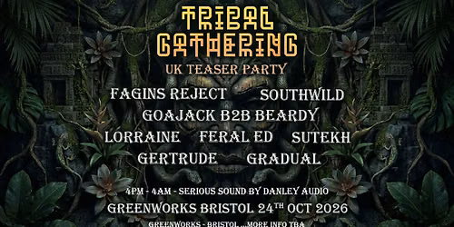 Tribal Gathering Teaser Party Uk Teaser Party