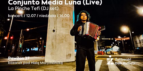Conjunto Media Luna. Koncert na bazarku
