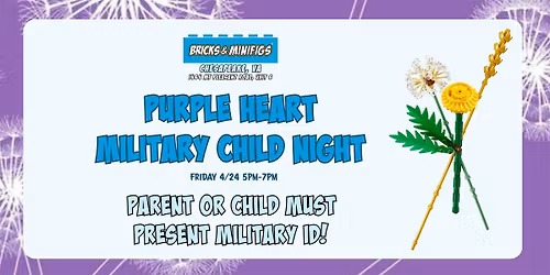 Purple Heart Military Child Night!