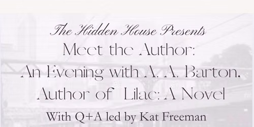 Meet the Author: A. A. Barton
