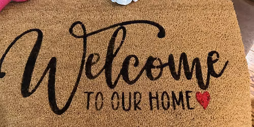 CREATE YOUR OWN WELCOME MAT
