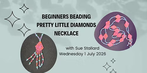Beginners Beading - Pretty Little Diamonds Lariat Necklace & Earrings