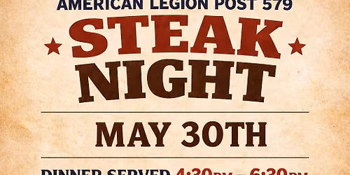May 2026 Steak Night 