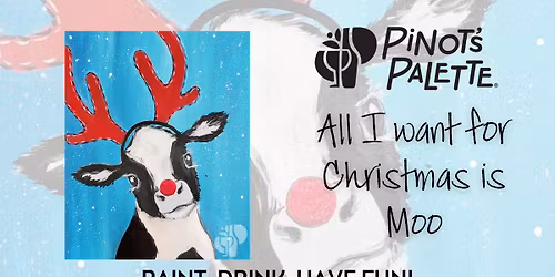 All I Want for Christmas is Moo Family Painting