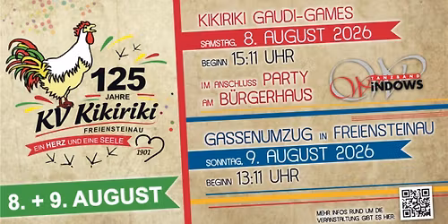 125 Jahre KV Kikiriki - \u201eGasseumzug in Freiensteinau\u201c