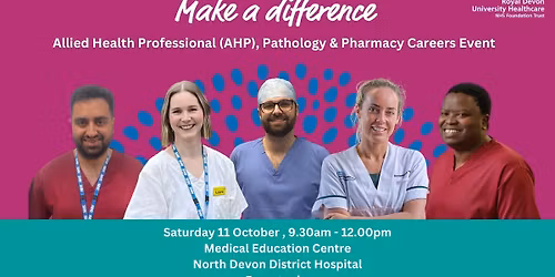 Allied Health Professional, Pathology & Pharmacy careers event