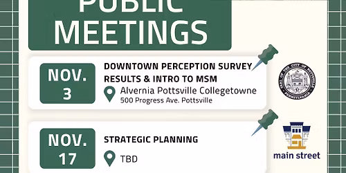 Main Street Matters Designation: Introduction & Survey Results Meeting
