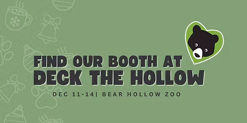 Friends of Bear Hollow Booth @ Deck the Hollow