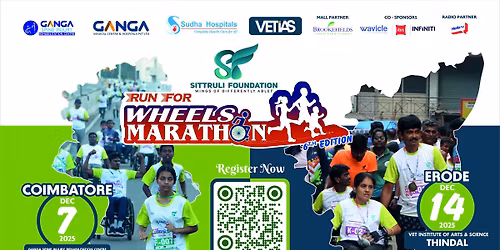 Run for Wheels Inclusive Marathon Coimbatore - 6th Edition