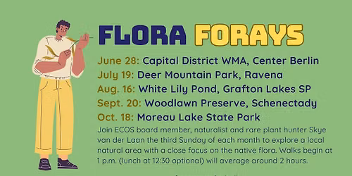 Flora Foray: Woodlawn Preserve, Schenectady