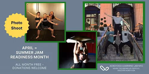 Spring Acroyoga Photo Shoot And Hang On Governor's Island