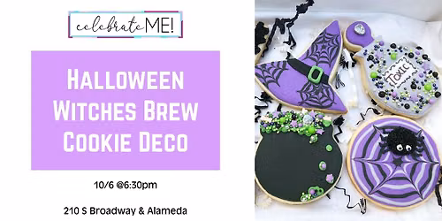 Halloween Witches Brew Cookie Decorating