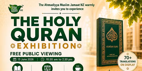 Quran Exhibition (Seminars & Meet a Muslim)