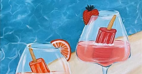 Champagne Popsicles (Add Candle)