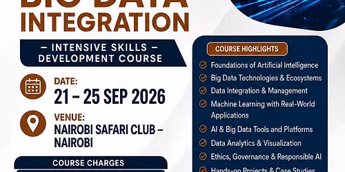 ARTIFICIAL INTELLIGENCE & BIG DATA INTEGRATION WORKSHOP 